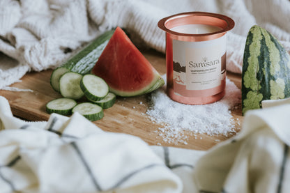 Watermelon Snow candle refill - reusable, refillable, recyclable candle